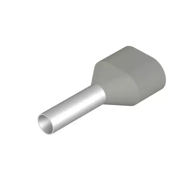 Prémium Weidmüller 9037640000 H2,5/19T Érvéghüvely, Iker-érvéghüvely, 13 mm, 10 mm, Szürke