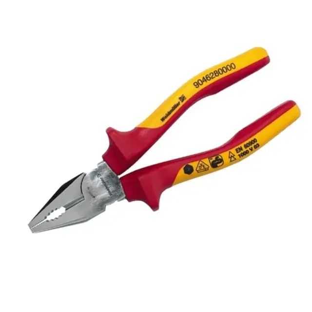 Szuper ajánlat Weidmüller 9046280000 KBZ 160 RED-L VDE szerint szigetelt kombinált fogó, 160 mm hosszú