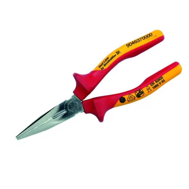 Bestseller Weidmüller 9046370000 FRZ S 160 RED-L VDE szerint szigetelt hosszúcsőrű fogó vágóéllel, 160 mm hosszú