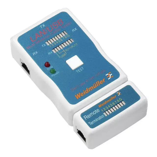 Legnépszerűbb Weidmüller 9205400000 LAN USB TESTER Szakadásvizsgáló adatkábelekhez