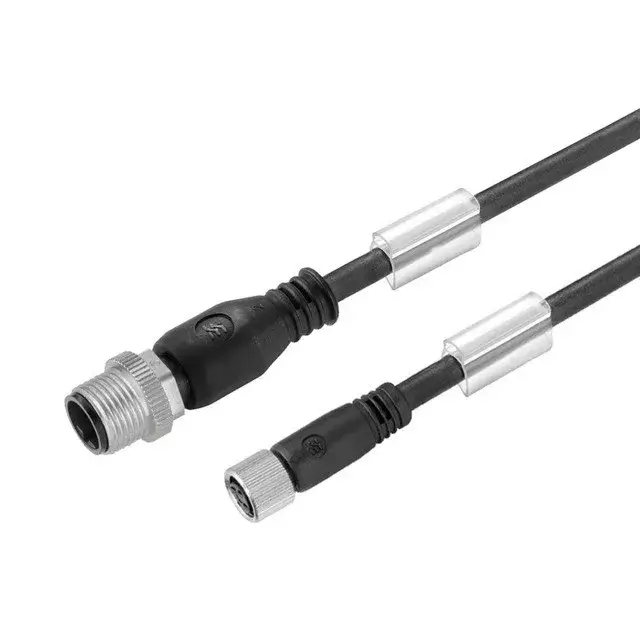 Weidmüller 9456660500 SAIL-M12GM8G-4-5.0U Érzékelő/beavatkozó vezeték, Csatlakozóvezeték, M12 / M8, Pólusok száma : 4, 5 m, tű (papa), egyenes - hüvely, egyenes, árnyékolt: Nem, LED: Nem, Köpeny anyaga: PUR, Halogén: Nem Biztonságos vásárlás