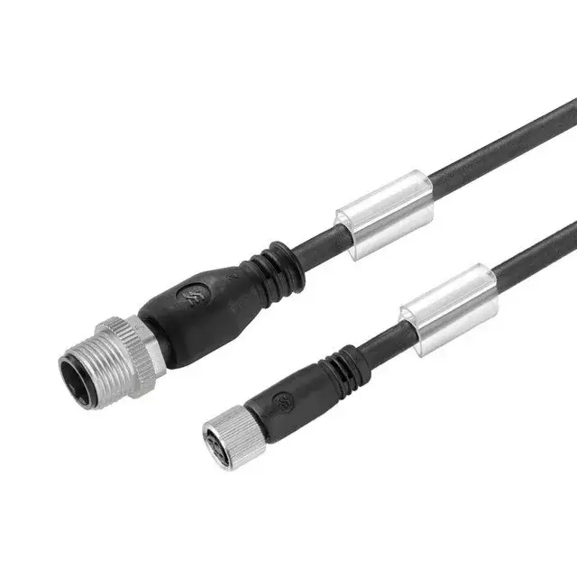Különleges ajánlat Weidmüller 9457770500 SAIL-M12GM8G-3-5.0U Érzékelő/beavatkozó vezeték, Csatlakozóvezeték, M12 / M8, Pólusok száma : 3, 5 m, tű (papa), egyenes - hüvely, egyenes, árnyékolt: Nem, LED: Nem, Köpeny anyaga: PUR, Halogén: Nem