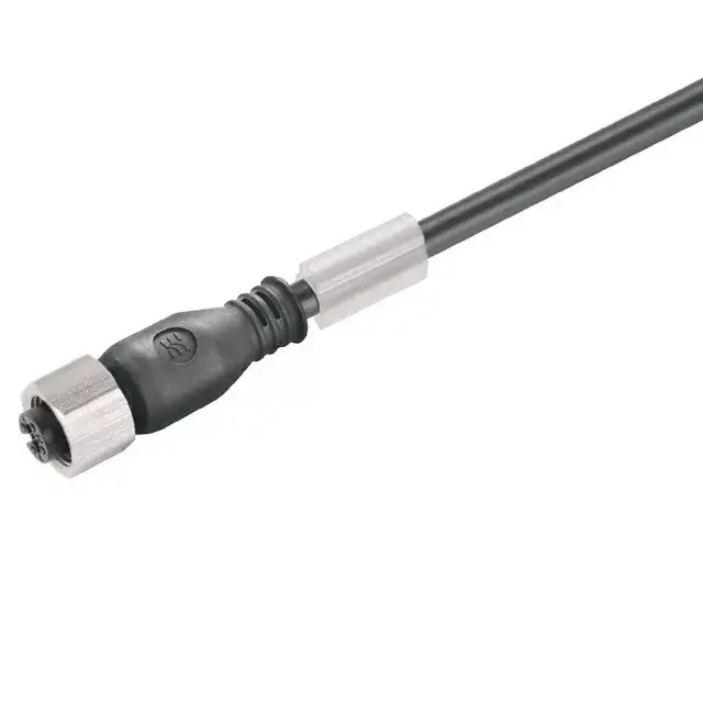 Ne maradj le Weidmüller 9457950150 SAIV-M12BG-4-1.5U Érzékelő/beavatkozó vezeték, Egyik oldalon szabad vég, M12, Pólusok száma : 4, 1.5 m, Hüvely (mama) , egyenes, árnyékolt: Nem, LED: Nem, Köpeny anyaga: PUR, Halogén: Nem