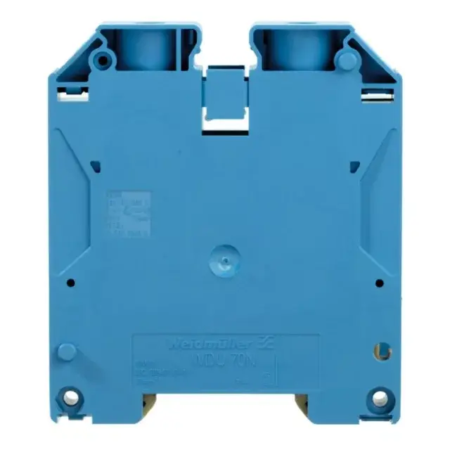 Olcsóbb Weidmüller 9512420000 WDU 70N/35 BL Átvezető sorkapocs, Csavaros csatlakozás, 70 mm2;, 1000 V, 192 A, Kék