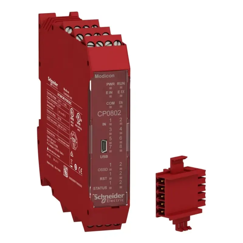Ajánlat Schneider XPSMCMCP0802BC Vezérlő 8 BE/2KI csavaros csatlakozó