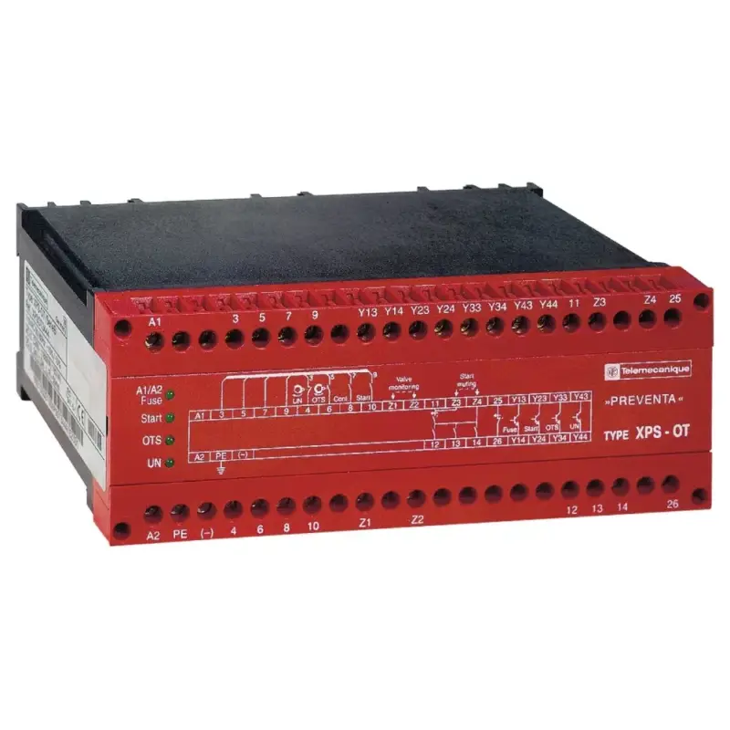 Expressz kézbesítés Schneider XPSOT3744 PREVENTA vészleállító modul 230VAC