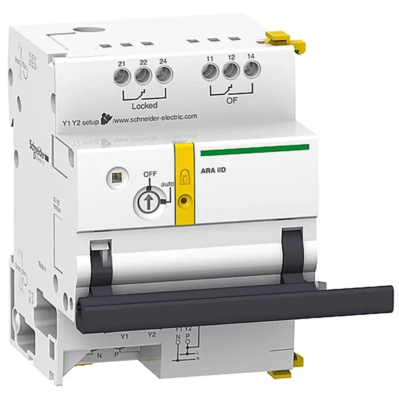 Expressz kézbesítés Schneider A9C70344 ACTI9 ARA iID automatikus visszazáró segédrelé, 4P, 230VAC