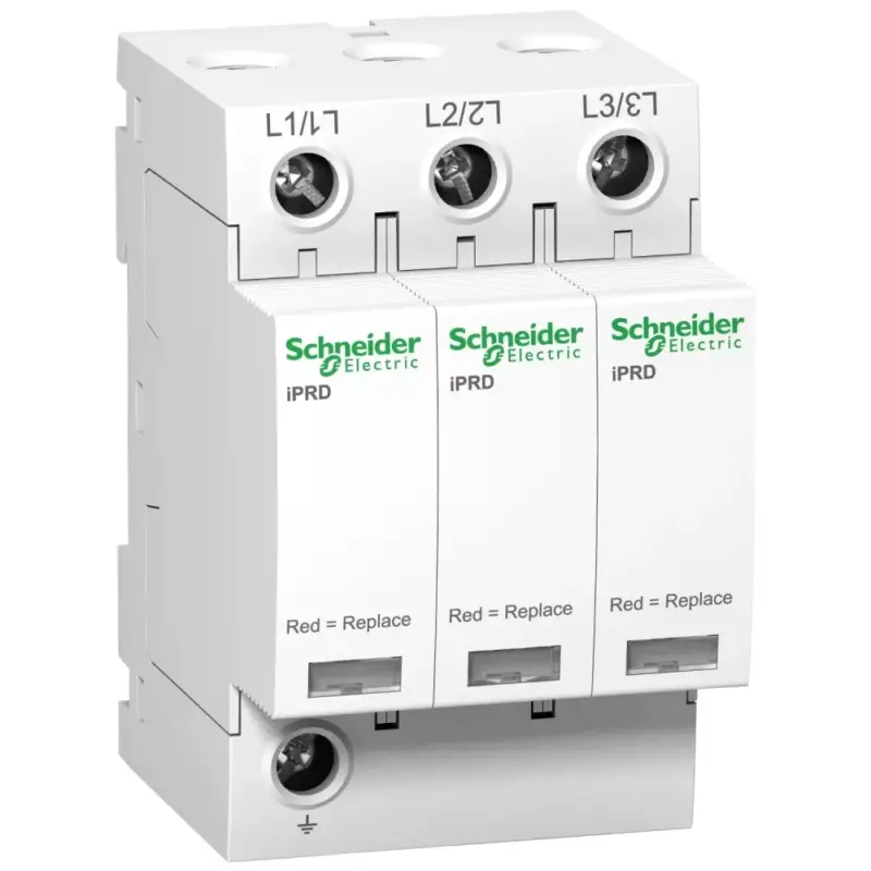 Schneider A9L65301 ACTI9 iPRD túlfeszültség-korlátozó, cs.bet. távjelzéssel, 65kA, 3P, 350V Expressz kézbesítés