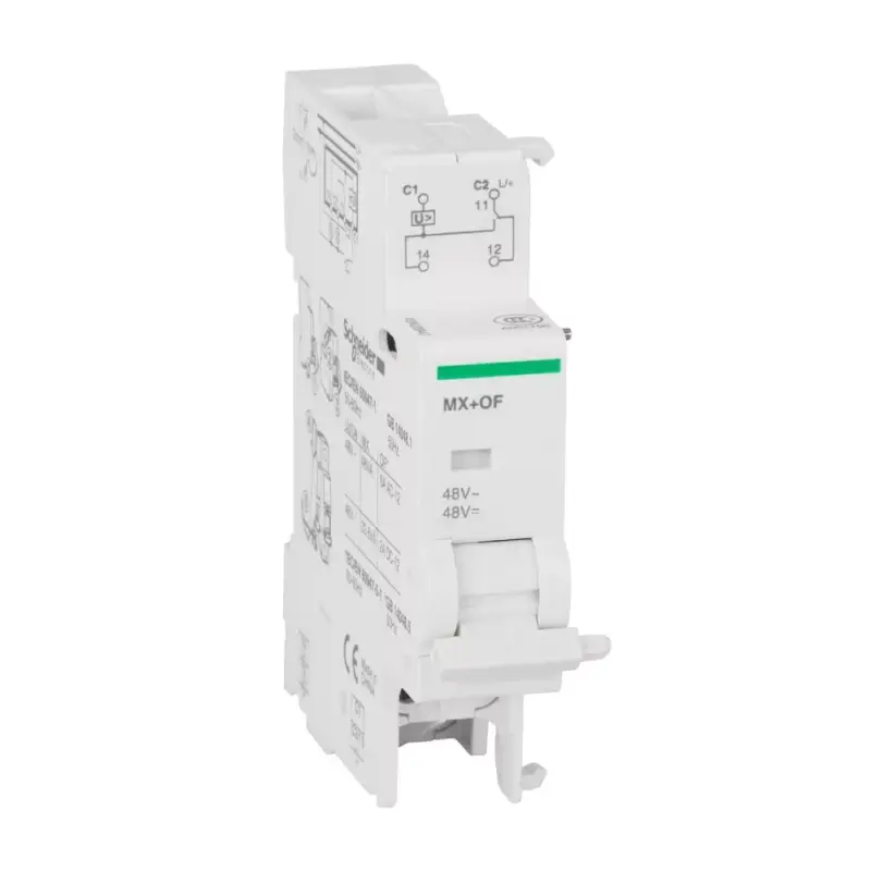 Schneider A9N26947 ACTI9 MX+OFmunkaáramú kioldó, 48VAC, 48VDC Legkelendőbb