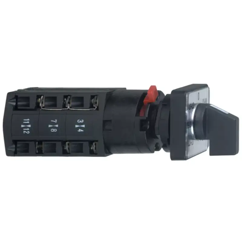 Azonnali szállítás Schneider K10D024MCH Harmony K komplett bütykös kapcsoló, 10A, Ø16-22mm furat, 60°, 3 fokozatú+0 voltmérő választókapcsoló