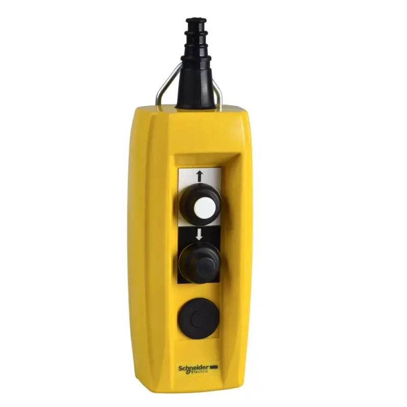 Árcsökkenés Schneider XACB219 Harmony XACB 2 nyomógomb, mechanikus retesz, 2 pólus, 2,2kW