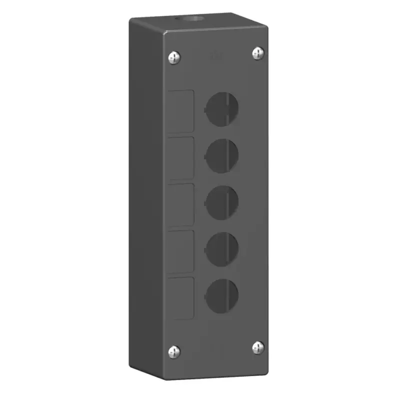 Schneider XALG05 Harmony XALG tokozat, 5 kivágás, durva környezetbe, fekete Legkelendőbb