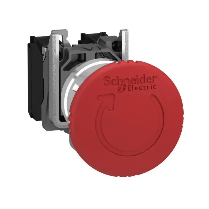 Schneider XB4BS84441 Harmony komplett fém Ø40 gombafejű vészgomb, Ø22, forgatásra kioldó, 2NC+1NO Kihagyhatatlan ajánlat