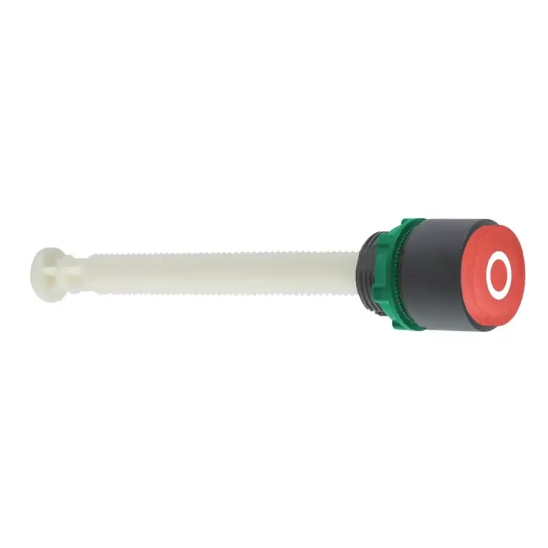 Schneider XB5AL84101 Harmony komplett műanyag reset nyomógomb, Ø22, 17-120mm, kiálló, piros, "O" Csak ma