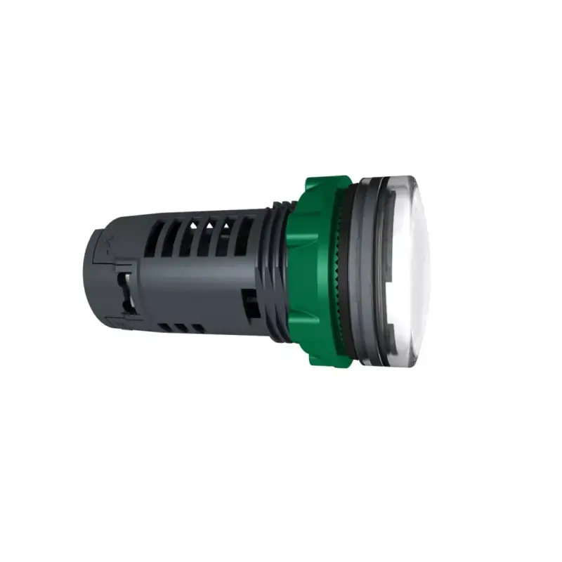 Akció Schneider XB5EVG1 Harmony műanyag monolitikus LED jelzőlámpa, Ø22, 120VAC, fehér