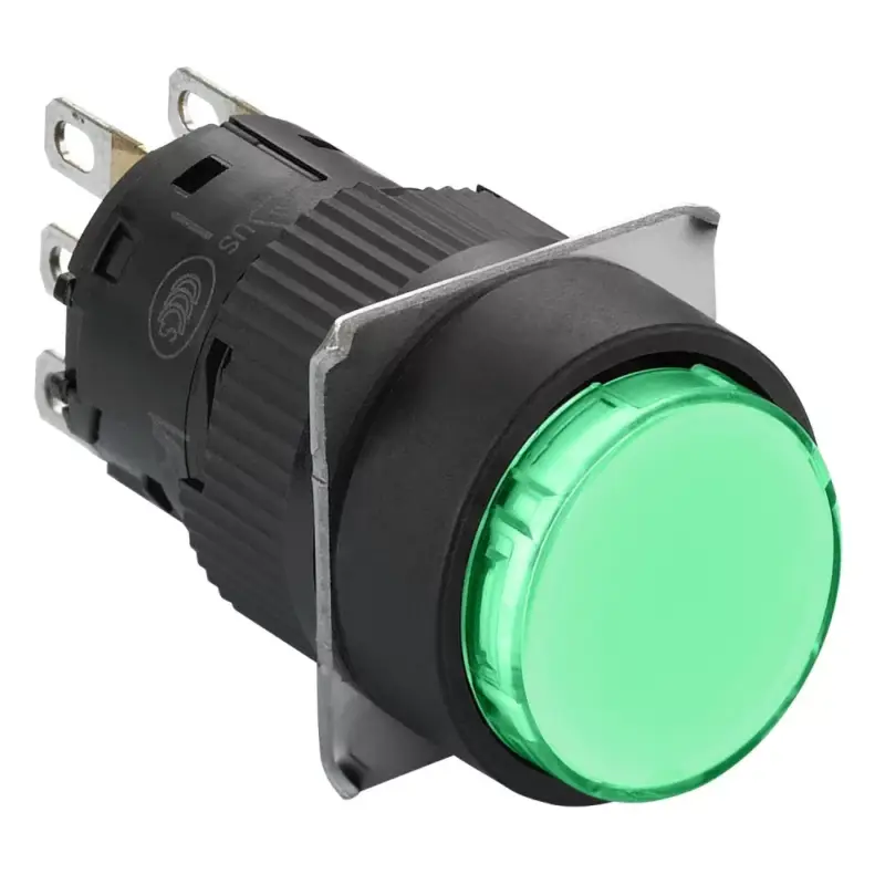 Schneider XB6EAA31P Harmony XB6 Ø16 komplett nyomógomb kerek zöld NO IP65 Akció