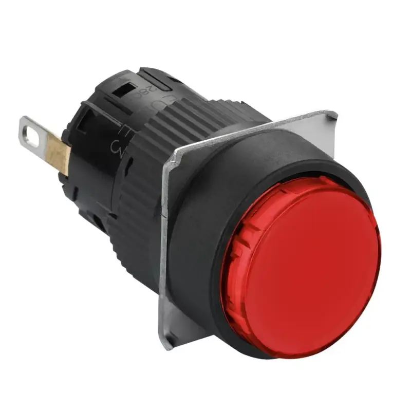 Korlátozott ajánlat Schneider XB6EAV4BP Harmony XB6 Ø16 komplett világító nyomógomb, piros 24V IP65