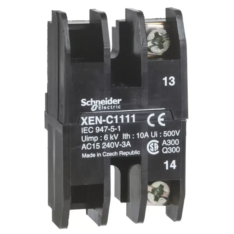 Biztonságos fizetés Schneider XENC1151 Harmony XAC Érintkező elem XACB XACM-hez, függőkapcsolóhoz