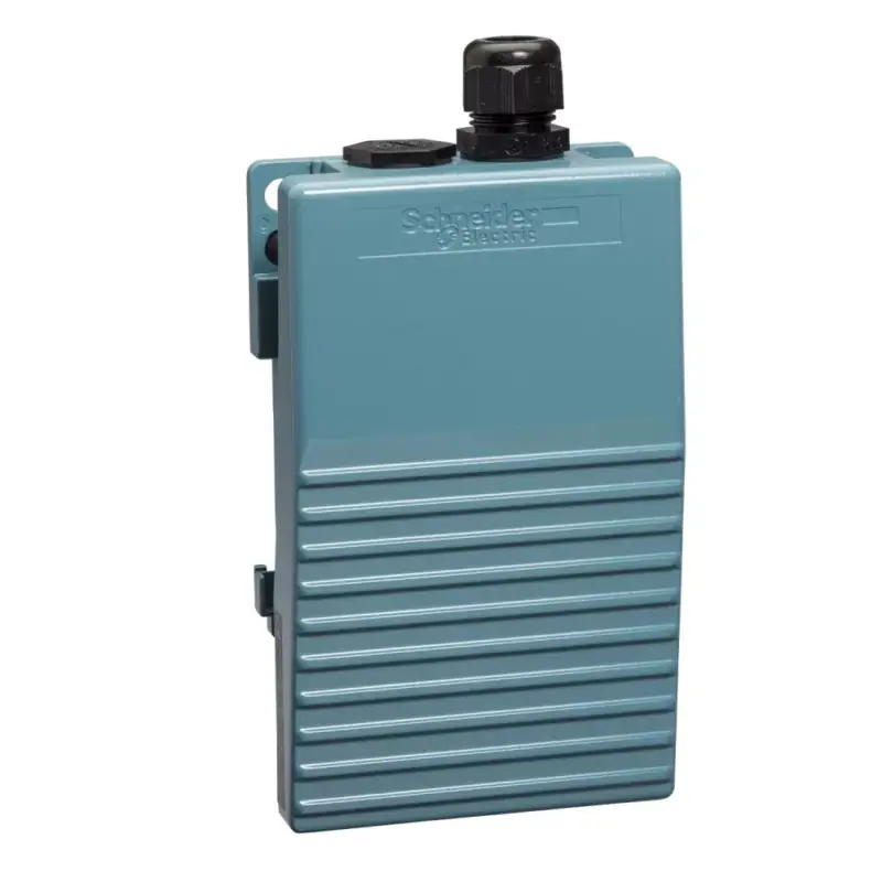 Olcsóbb Schneider XPEM111EX Harmony XPE ATEX D lábkapcsoló, 1 fokozatú, 1NO+2NC, védeőtető nélkül, fém, kék