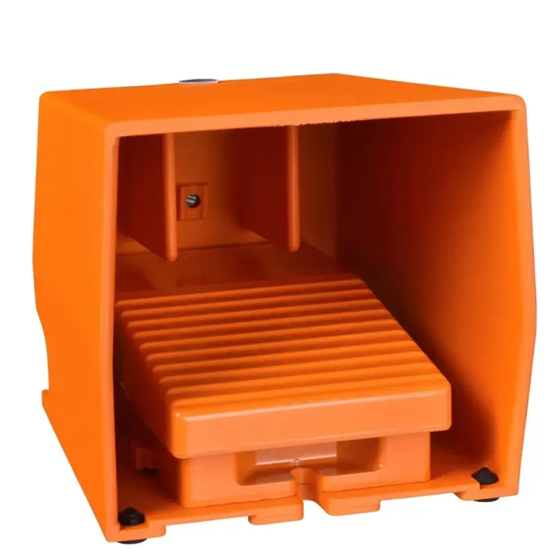 Schneider XPER311 Harmony XPE lábkapcsoló, 1 fokozatú, 1NO+2NC, védőtetővel, fém, narancssárga Biztonságos fizetés