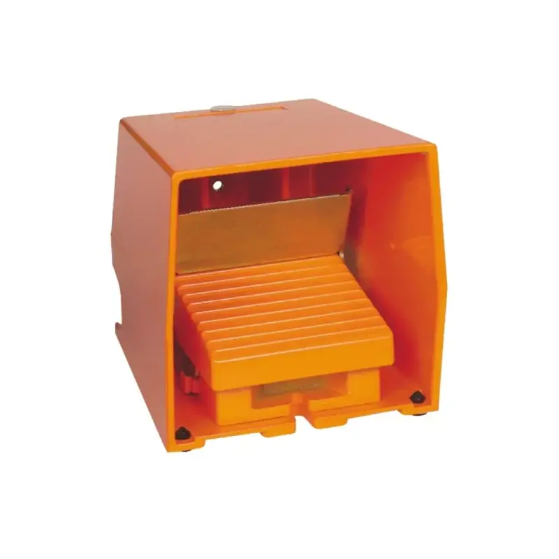 Schneider XPER510 Harmony XPE lábkapcsoló, 1 fokozatú, 1NO+1NC, védőtetővel, fém, kioldóval, narancssárga Azonnal elérhető
