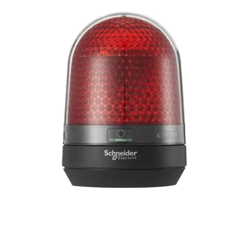 Schneider XVR3E04 Harmony XVR forgófényű jelzőegység, LED-es, Ø100, IP65, piros, 48VDC Népszerű