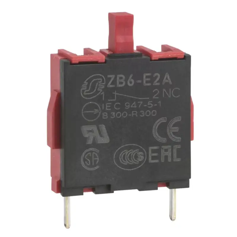 Újdonság Schneider ZB6E1A Harmony XB6 Érintkezőblokk 1 NO, ezüstözött