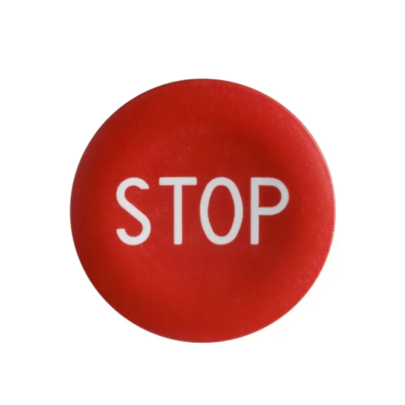 Schneider ZBA434 Harmony Ø22 nyomógomb piros tető jelölt STOP Olcsóbb