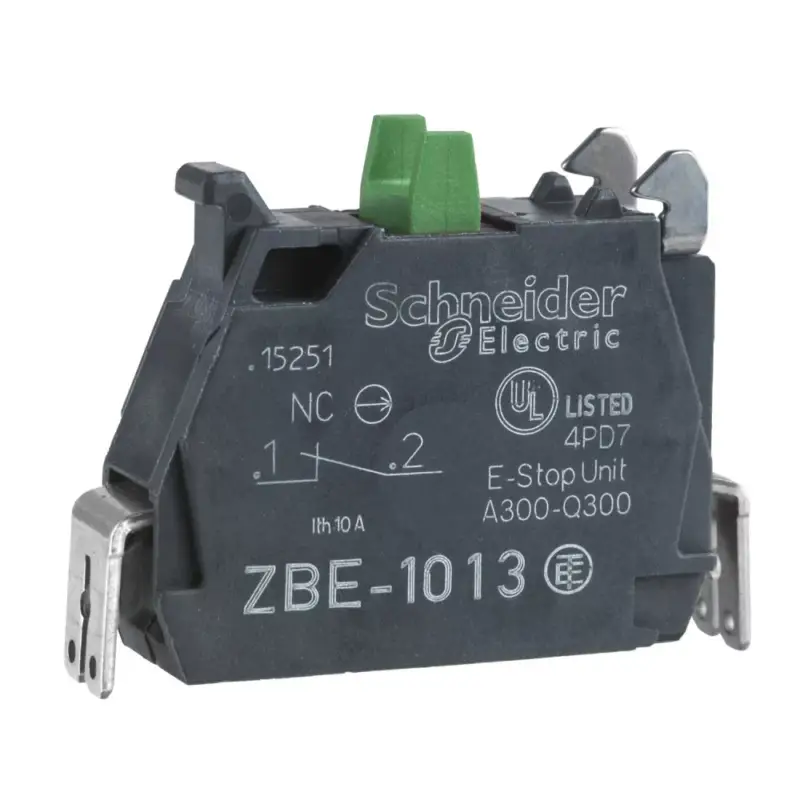Legjobb ár Schneider ZBE1013 Harmony XB4/XB5 érintkező blokk, 1NO, Faston csatlakozó