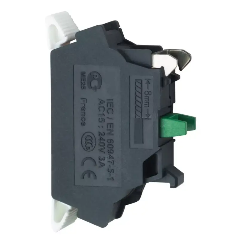Schneider ZBE1015TQ Harmony XB4/XB5 érintkező blokk, 1NO, rugós csatlakozó, MOQ: 100db Ne maradj le