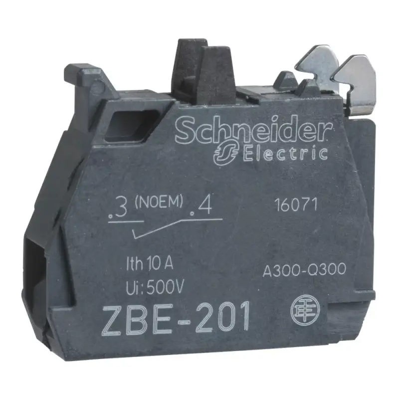 Schneider ZBE201 Harmony XB4/XB5 érintkező blokk, 1NO azonnali kapcsolású, csavaros csatlakozó Legjobb ár