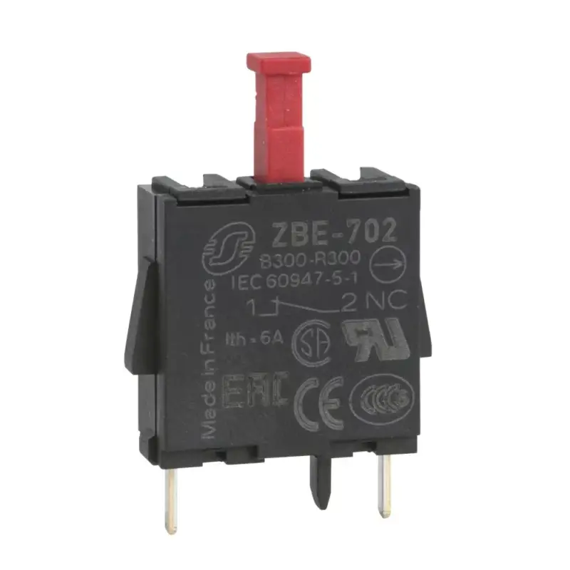Schneider ZBE702 Harmony XB4/XB5 érintkező blokk, 1NC, tűs érintkezős, NYÁK lapra forrasztható Kedvezmény