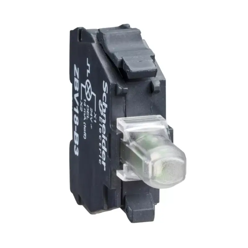 Olcsóbb Schneider ZBV18M1 Harmony jelzőlámpa világító modul, LED, villogó, 230VAC, fehér