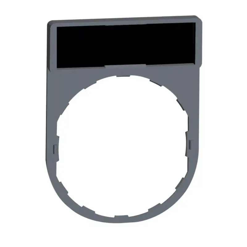 Népszerű Schneider ZBY2101C0 Harmony címketartó 30x40 mm, Ø22 készülékekhez, 8x27 mm felirati címkével, jelöletlen, fekete/piros, szürke perem