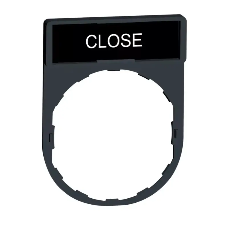 Schneider ZBY2314 Harmony címketartó 30x40 mm, Ø22 készülékekhez, 8x27 mm felirati címkével, CLOSE Kihagyhatatlan ajánlat