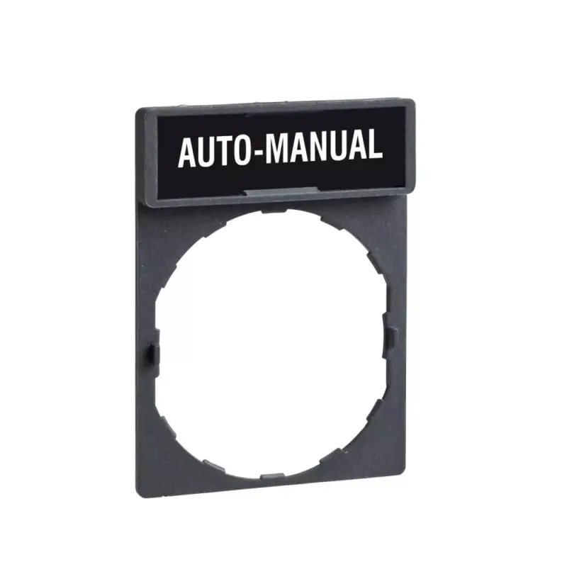 Schneider ZBY2464 Harmony címketartó 30x40 mm, Ø22 készülékekhez, 8x27 mm felirati címkével, AUTO-MANUAL Gyors kiszállítás