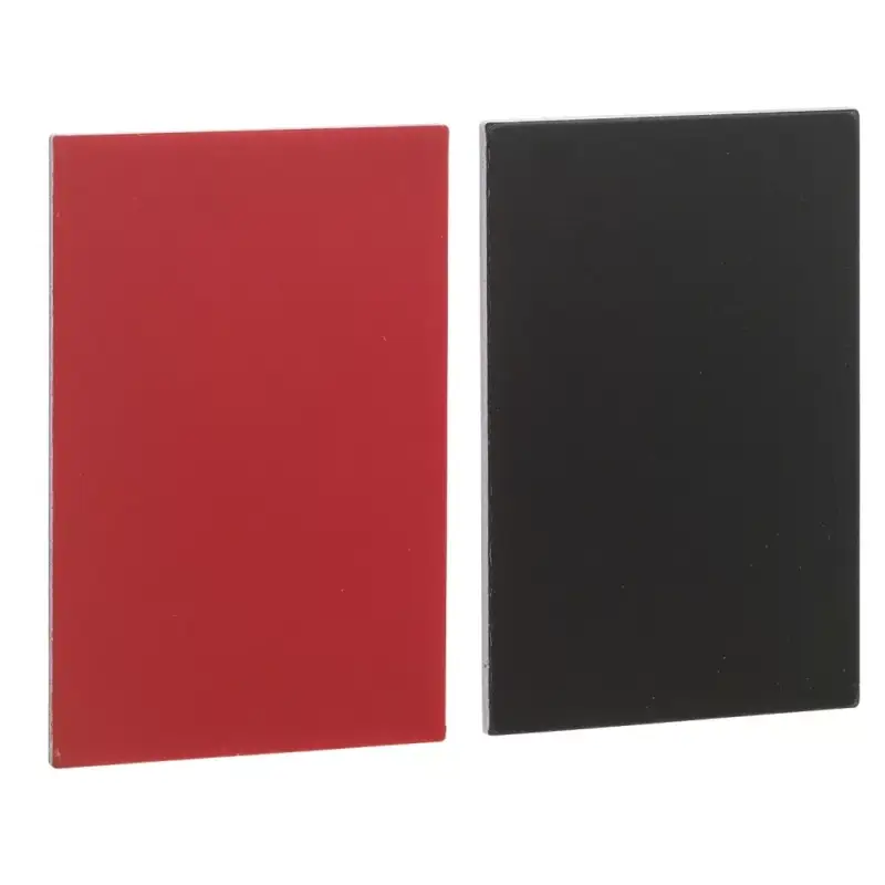 Legkelendőbb Schneider ZBY5101 Harmony felirati címke, 18x27 mm, 30x50 mm címketartóhoz, gravírozható, fekete/piros