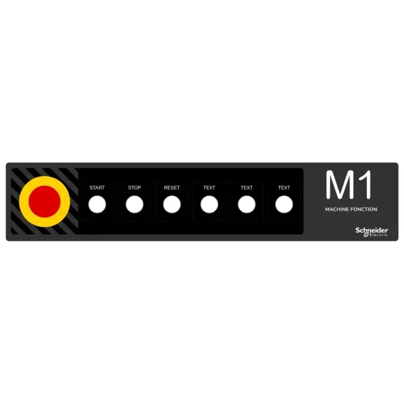 Nézd meg most Schneider ZBYLEG501001 Harmony kezelőpanel maszk, 500x100mm, sablon