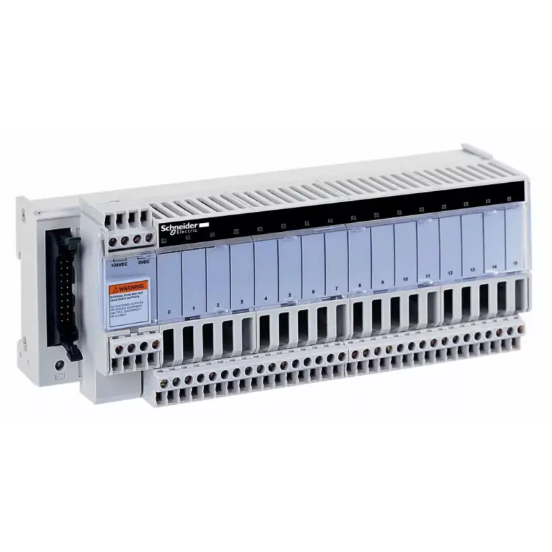 Schneider ABE7H16S43 16 DI, 24VDC, Isolator & fuse per ch, LED Árengedmény
