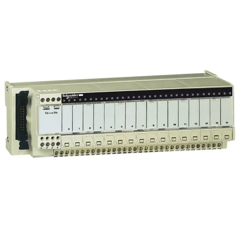 Schneider ABE7P16T334 16 DO (12mm) Commoned, fuse per csatornás Gyors szállítás