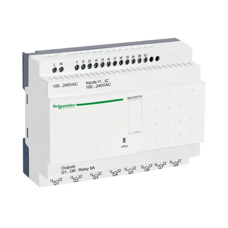 Schneider SR2E201FU 20 I/O, relés, óra, 230VAC Gyors szállítás