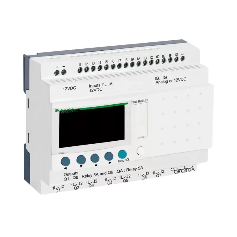 Schneider SR3B261JD 26 I/O 12VDC vezérlő modul Prémium