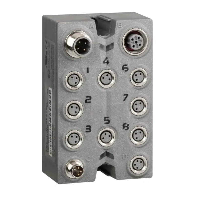 Végkiárusítás Schneider TM7BDO8TAB IP67 IO modul 8 DO 24Vdc/2A/M8