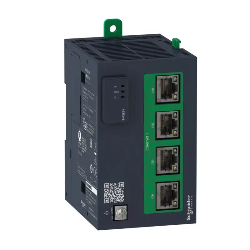 Csak ma Schneider TMSES4 TM Smart kommunikációs modul, Ethernet, 4xRJ45