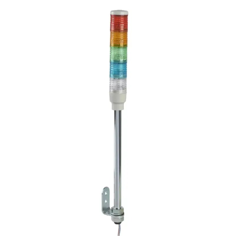 Prémium Schneider XVC4B5 Harmony XVC monolitikus Ø40 fényoszlop, 1 piros 1 narancs 1 zöld 1 kék 1 átl. folyamatos, tartócső, 24VAC/DC