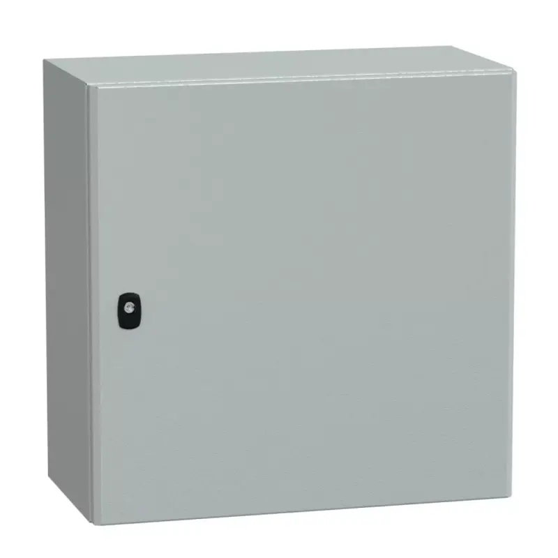 Schneider NSYS3D6630P Spacial S3D Falra szerelhető fém szekrény, Teli ajtóval, 600x600x300, IP66, szerelőlappal Akció