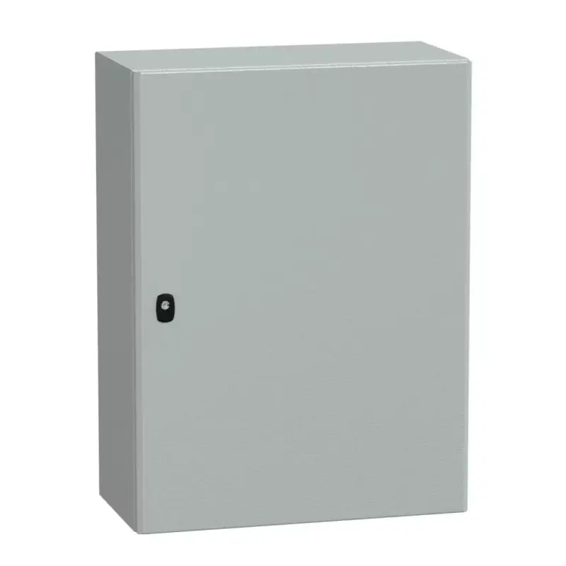 Schneider NSYS3D8630P Spacial S3D Falra szerelhető fém szekrény, Teli ajtóval, 800x600x300, IP66, szerelőlappal Korlátozott ajánlat