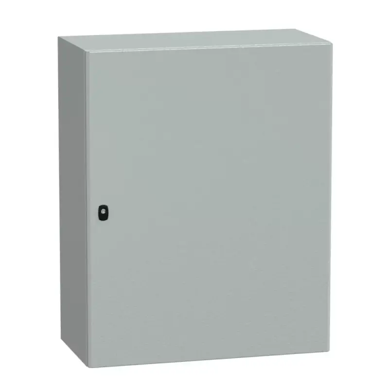Schneider NSYS3D10840 Spacial S3D Falra szerelhető fém szekrény, Teli ajtóval, 1000x800x400, IP66, szerelőlap nélkül Kedvezmény