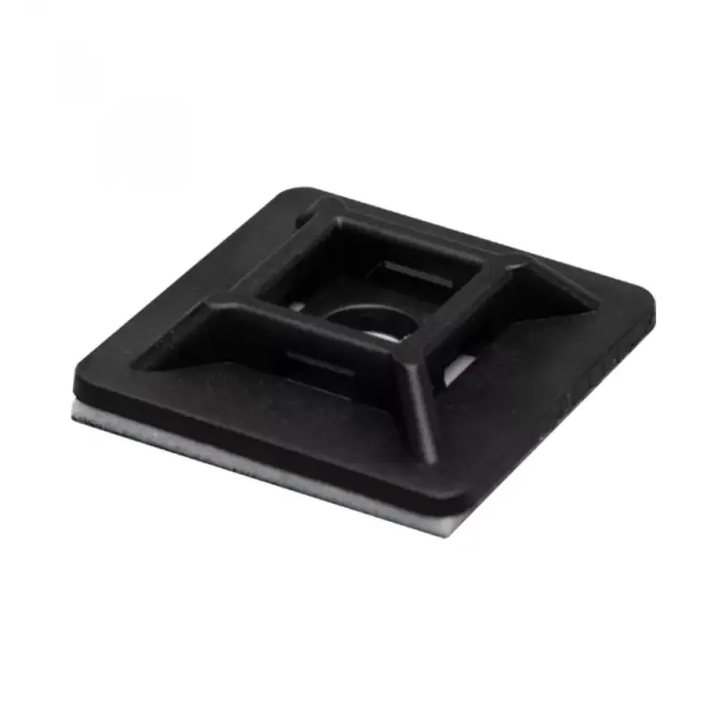 HOME CTT 28BK Kábelkötegelő talp 50db 28x28mm, fekete Kedvezmény