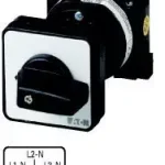 Biztonságos fizetés Eaton 076829 T0-2-15921/Z Voltmérő átkapcsoló 20A közéépíthető